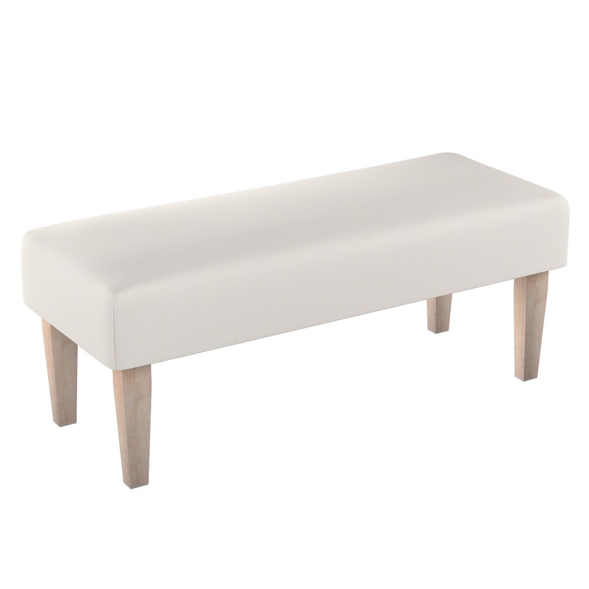 Ławka, kremowa biel, 100 x 40 x 40 cm, Etna