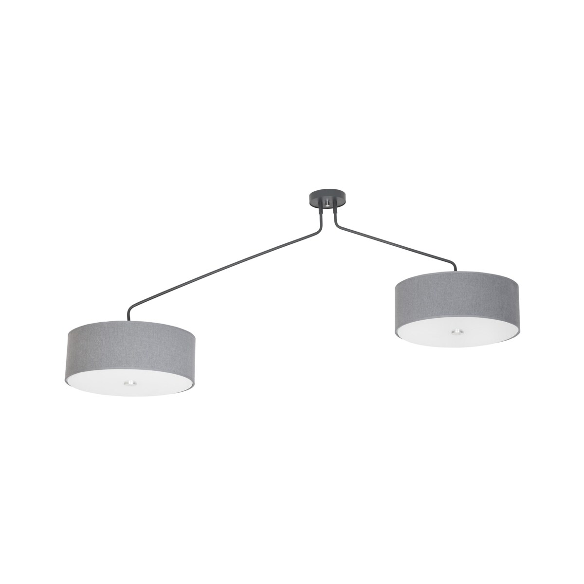 Lampa sufitowa 6541 HAWK Szary Nowodvorski