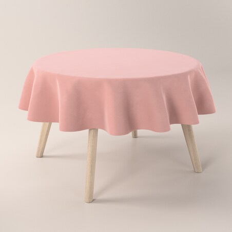 Obrus okrągły 100x100 różowy