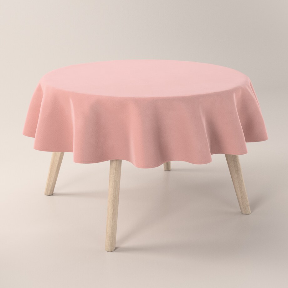 Obrus okrągły 100x100 różowy