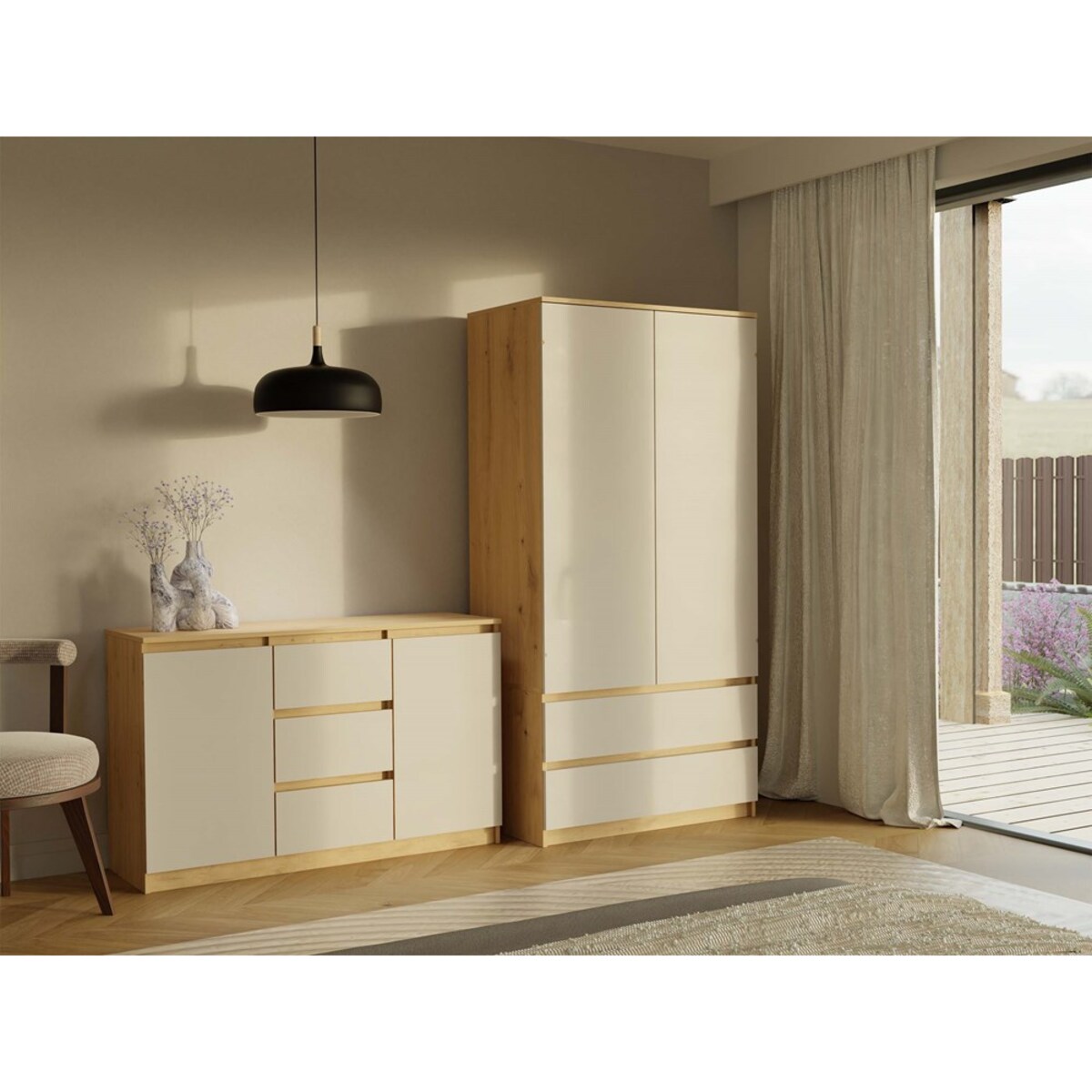 Komoda Malwa 2D3S Artisan Kaszmir