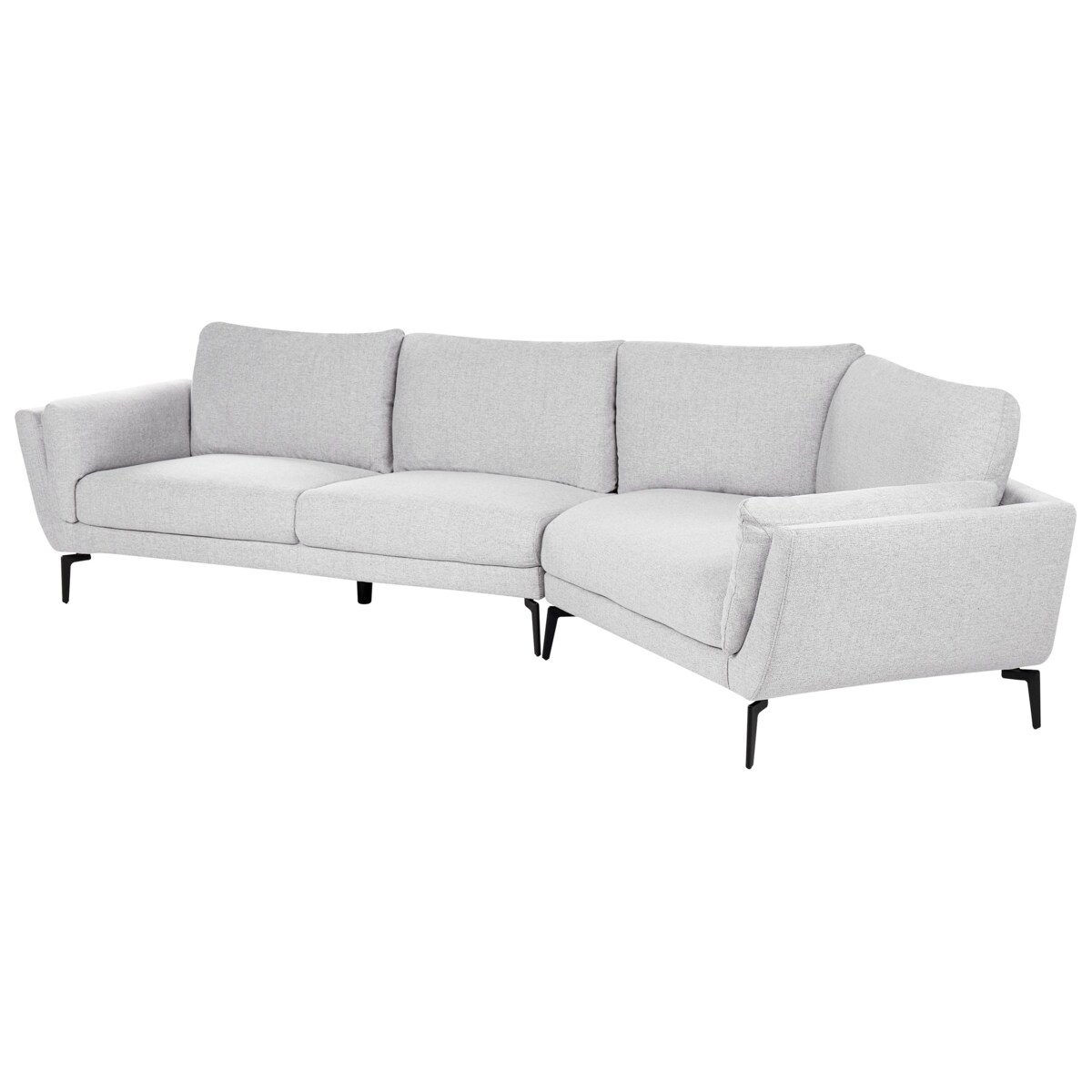 Sofa 3-osobowa jasnoszara KANSSELI