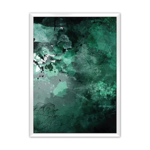 Plakat Abstract I, 70 x 100 cm, Ramka: Biała