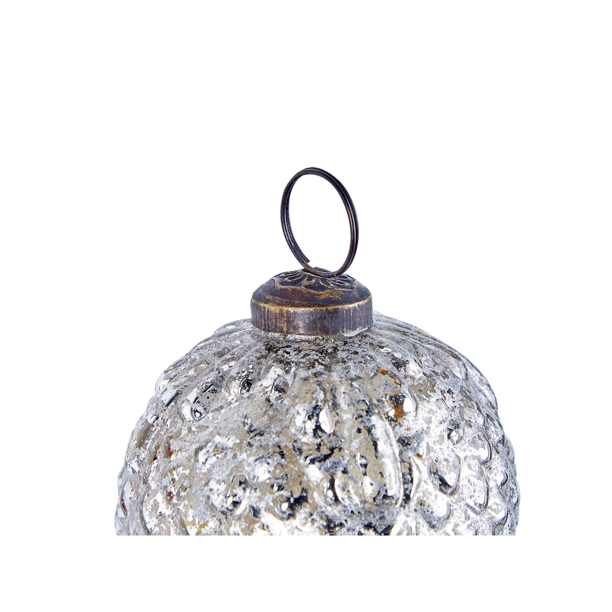 Zestaw 6 bombek szklanych srebrny ARGENTIN