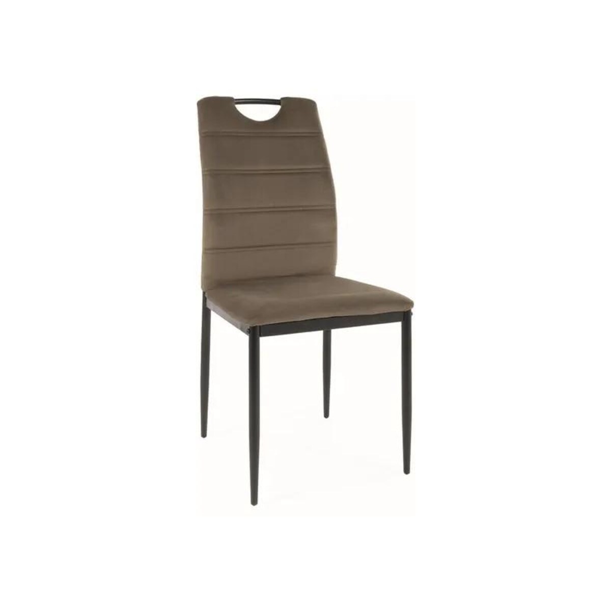 Krzesło tapicerowane RIP VELVET oliwkowe