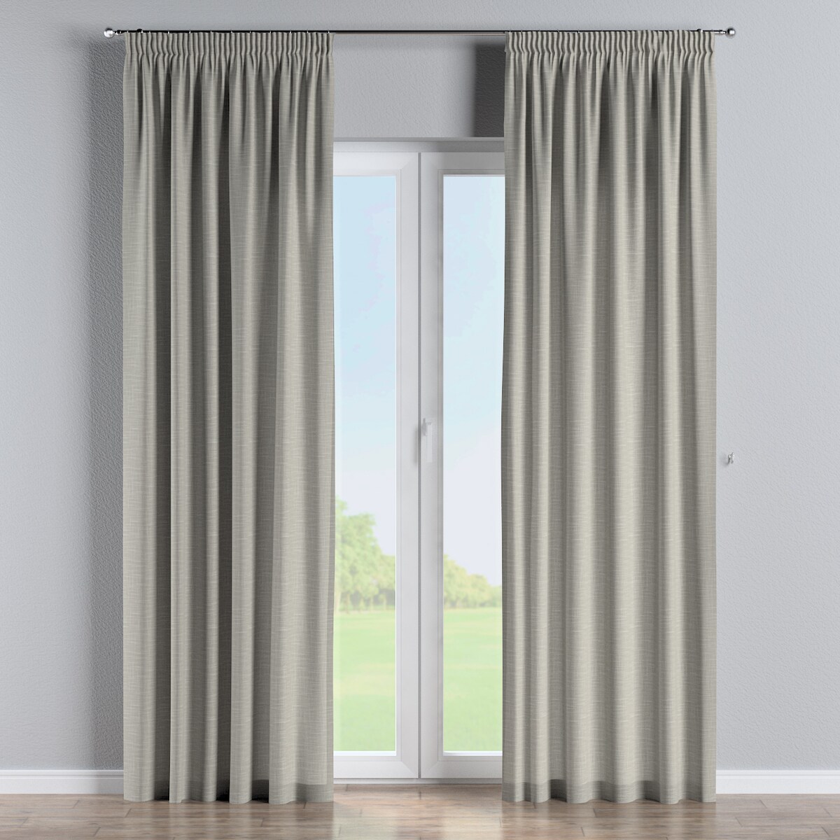 Zasłona na taśmie marszczącej 1 szt. 130x245 beżowy