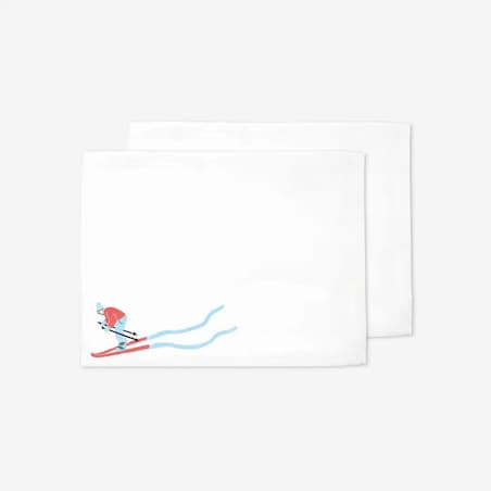 Podkładki świąteczne - Narciarz