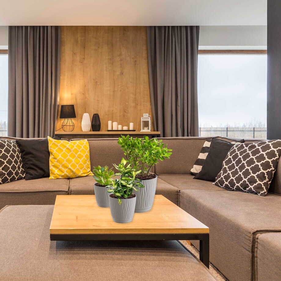 Doniczka Okrągła Z Podstawką Osłonka Domowa Ogród