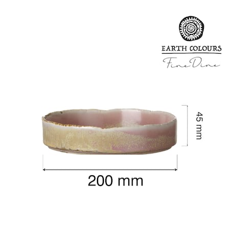 Talerz deserowy z wysokim rantem Rosa, 200mm