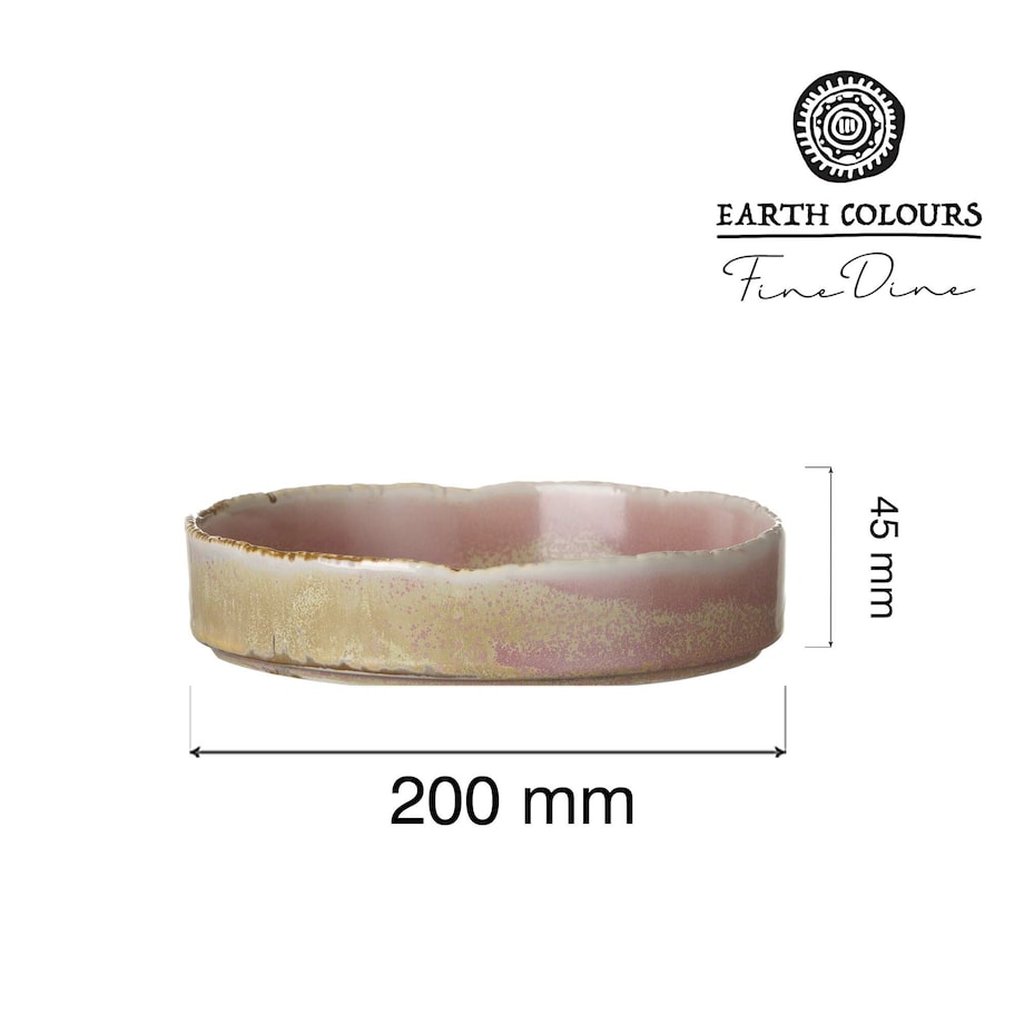 Talerz deserowy z wysokim rantem Rosa, 200mm