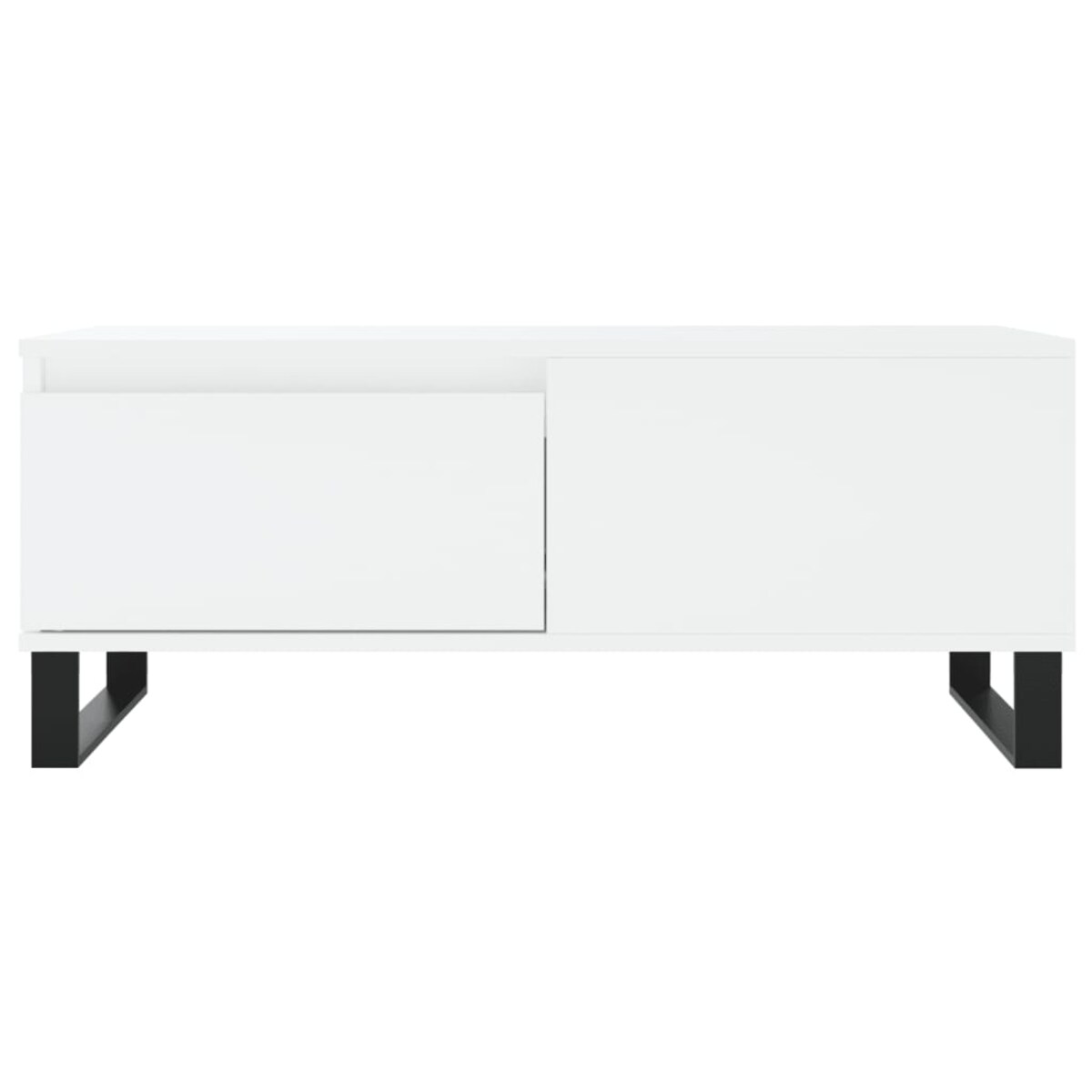 vidaXL Stolik kawowy, biały 90x50x36,5 cm, materiał drewnopochodny