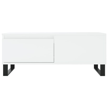 vidaXL Stolik kawowy, biały 90x50x36,5 cm, materiał drewnopochodny