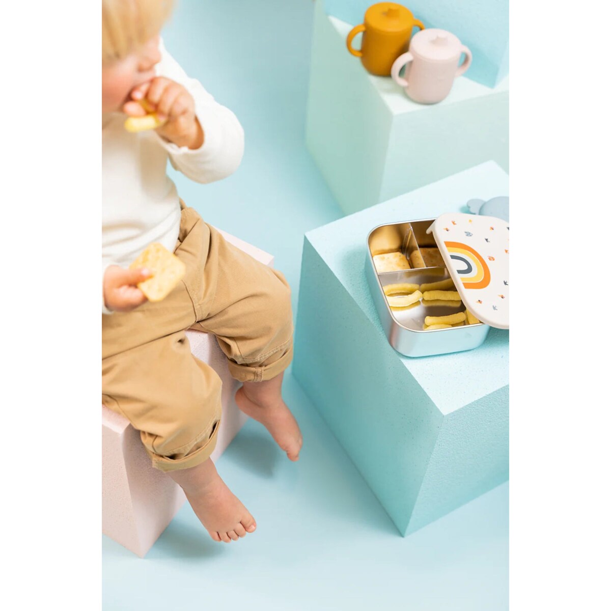 THE COTTON CLOUD śniadaniówka dla dzieci, Rainbow