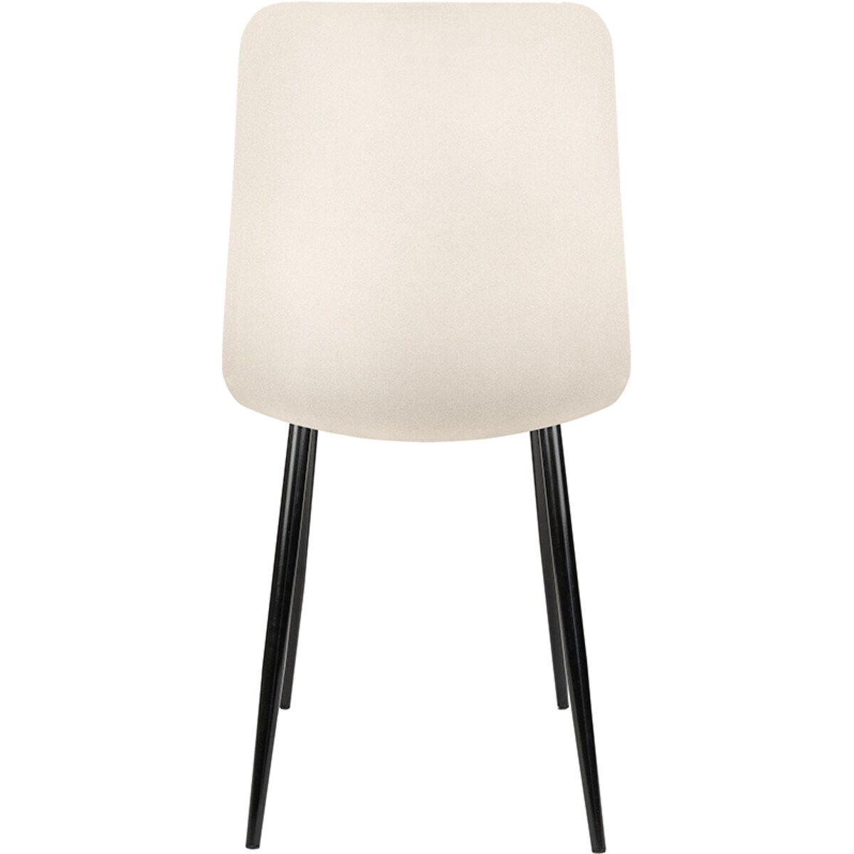 Krzesło welurowe tapicerowane beżowe pikowane czarne nogi