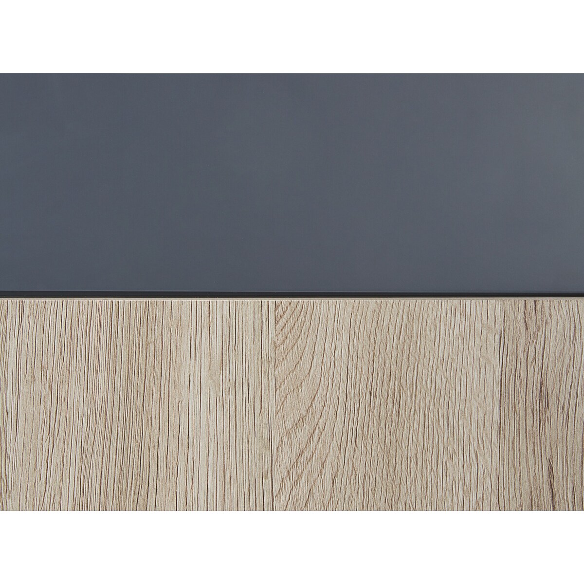 Zestaw mebli łazienkowych z umywalką 60 cm jasne drewno z szarym TERUEL