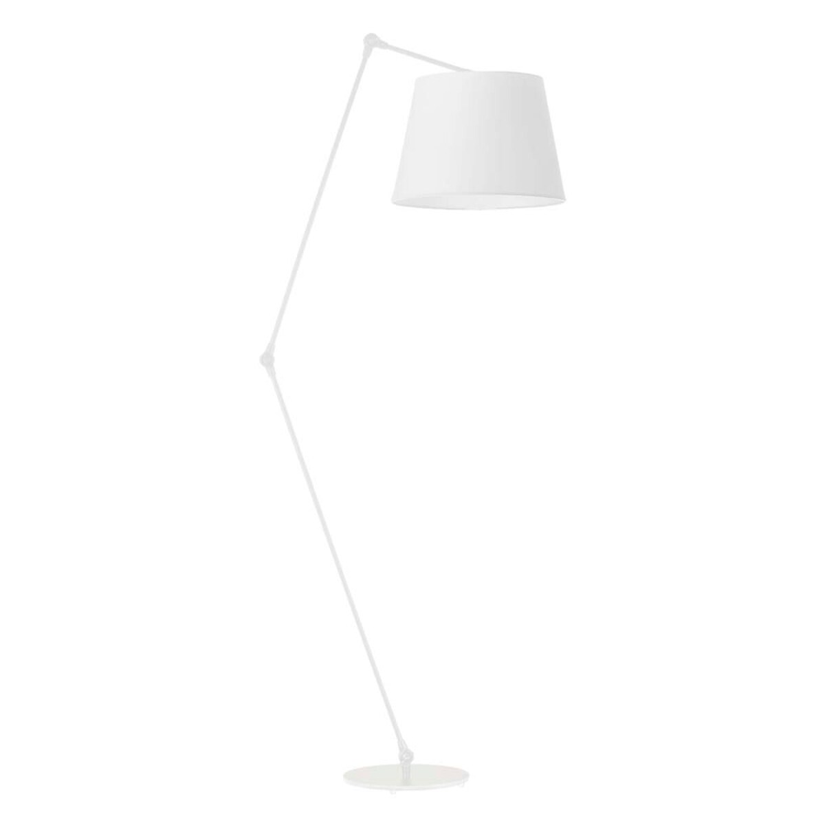 Lampa stojąca podłogowa przegubowa regulowana z abażurem stożek SOUL