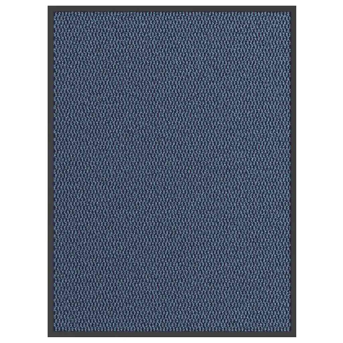 vidaXL Wycieraczka Niebieska 80x120 cm