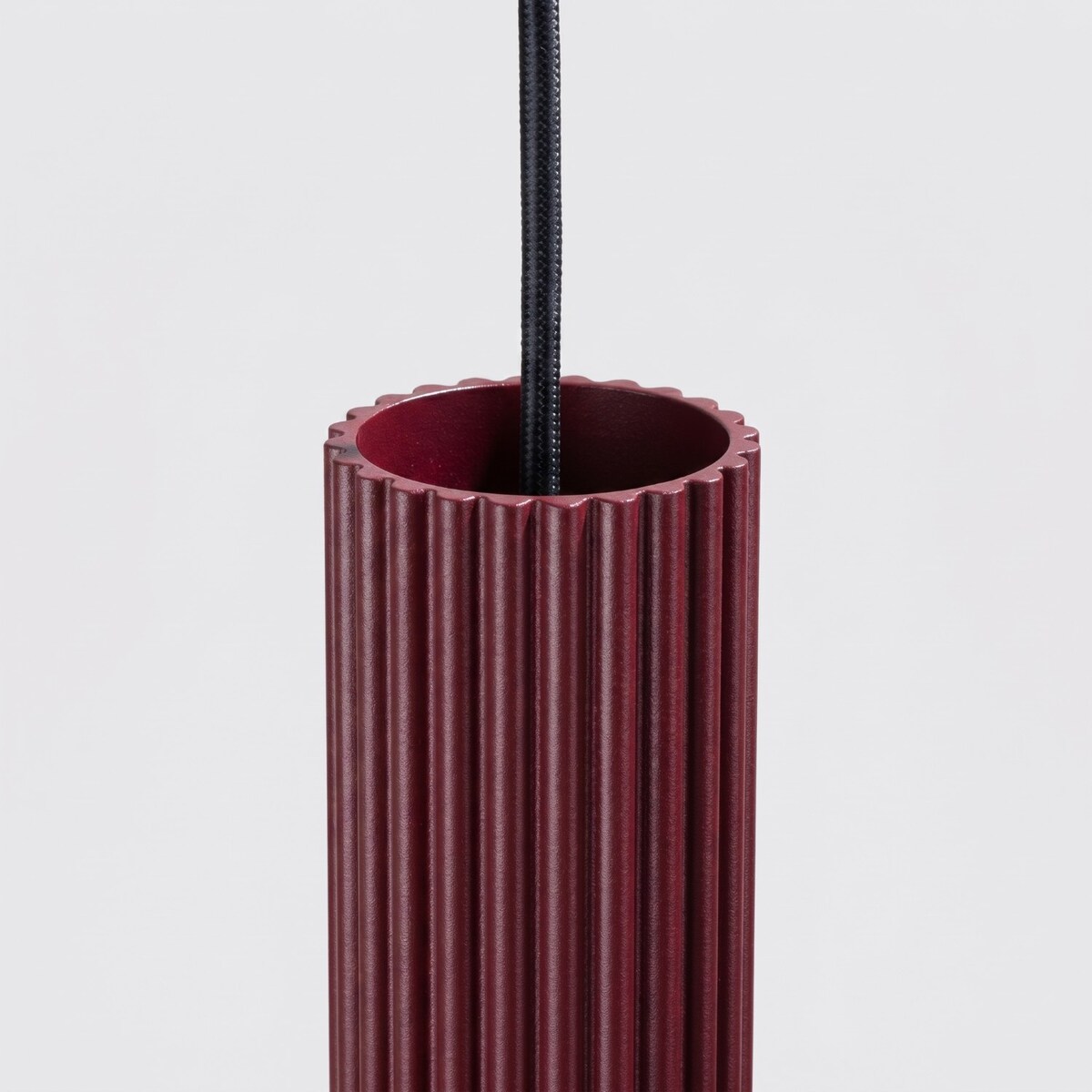 Lampa wisząca KARBON 1 burgund
