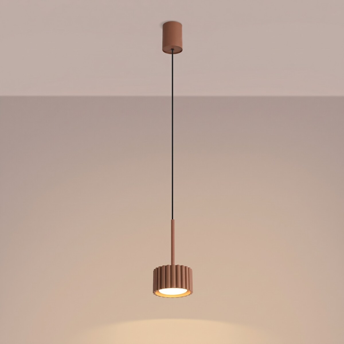 Lampa wisząca AURA 1 mocca Gx53