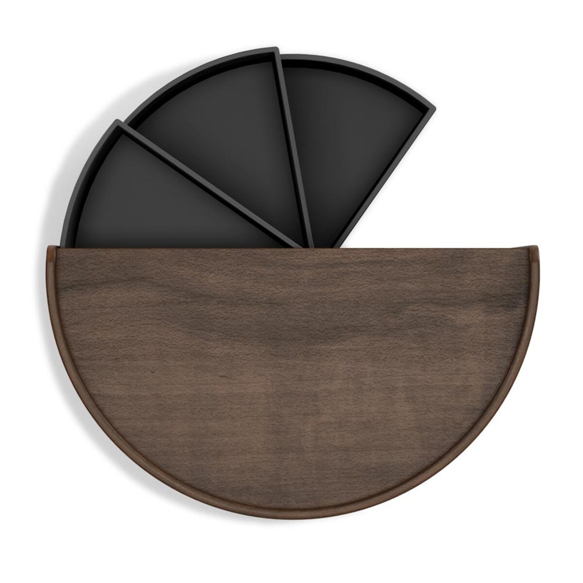 Szkatułka na biżuterię (czarna) Moona Umbra