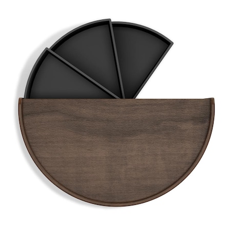 Szkatułka na biżuterię (czarna) Moona Umbra