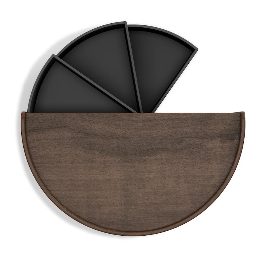 Szkatułka na biżuterię (czarna) Moona Umbra