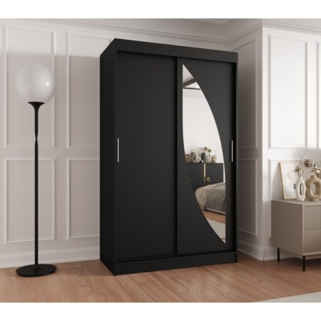 Szafa przesuwna MILO 120 czarny