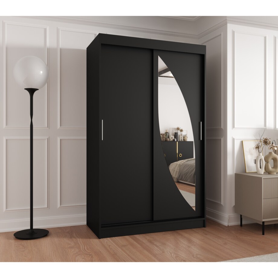 Szafa przesuwna MILO 120 czarny