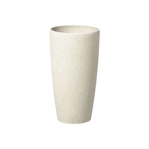 Doniczka okrągła 23 x 23 x 42 cm beżowa ABDERA