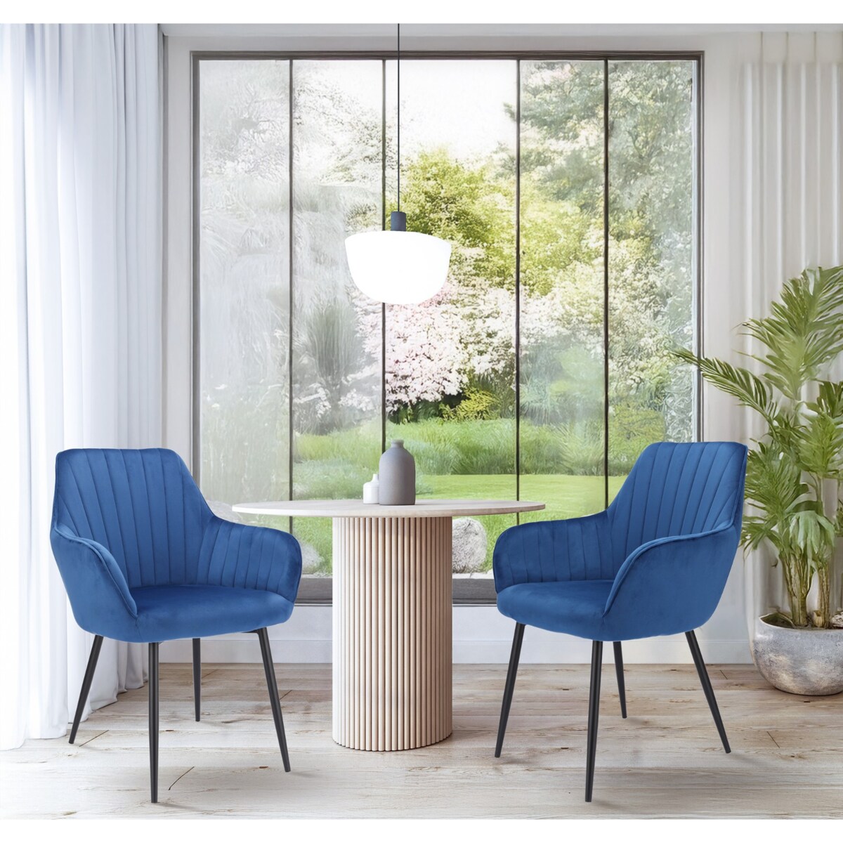 Krzesło Cora Niebieskie