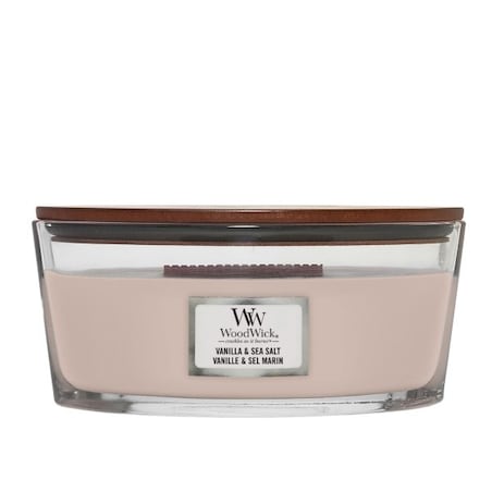 WoodWick świeca Elipsa VANILLA & SEA SALT