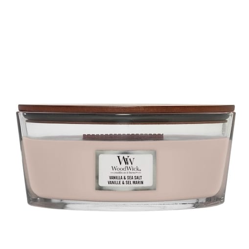 WoodWick świeca Elipsa VANILLA & SEA SALT