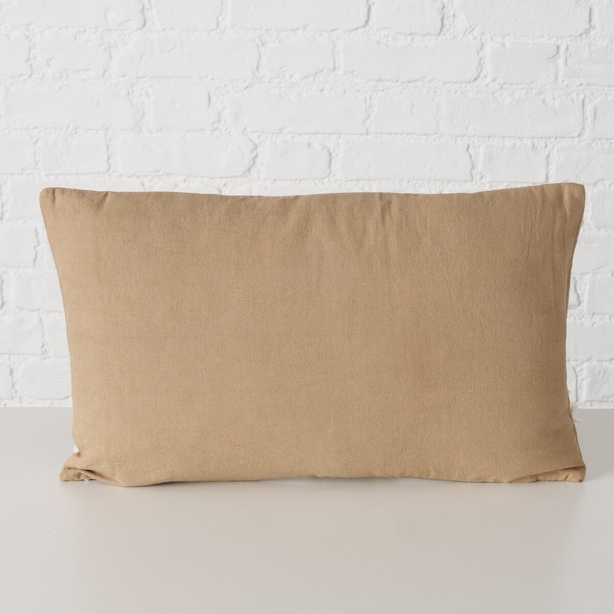 Poduszka dekoracyjna wyszywana MARIELLE w kwiatki, 49 x 29,3 cm