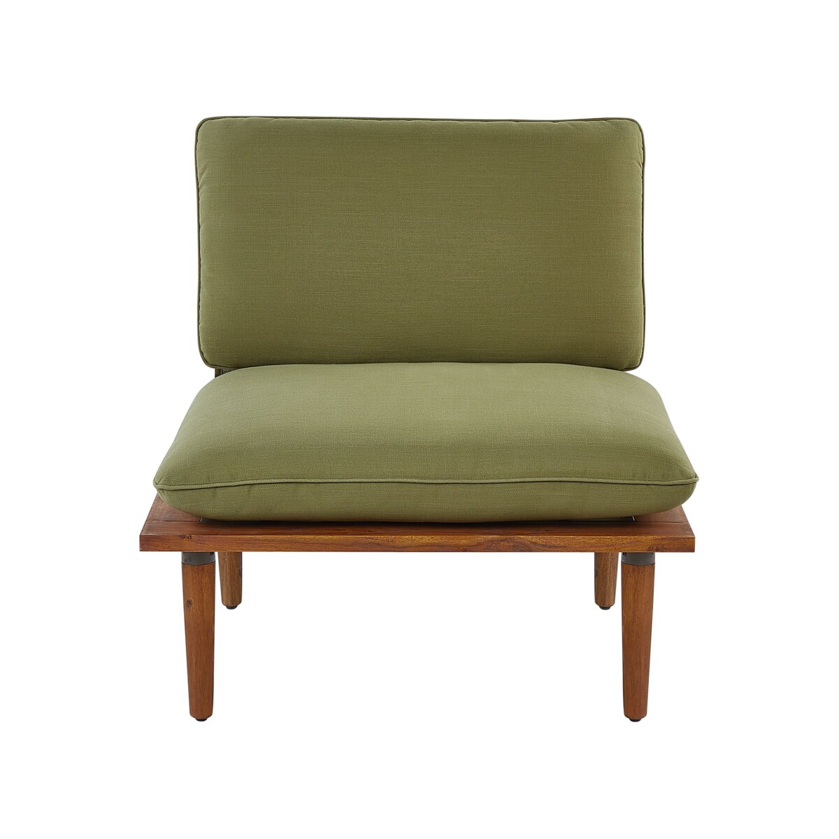 Zestaw wypoczynkowy dla 4 osób Drewno akacjowe (certyfikat FSC®) Oliwkowy FRASCATI