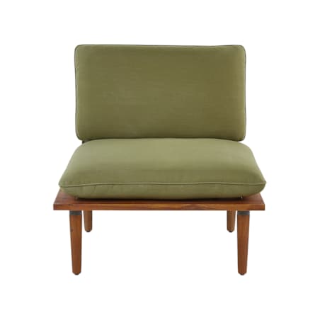 Zestaw wypoczynkowy dla 4 osób Drewno akacjowe (certyfikat FSC®) Oliwkowy FRASCATI