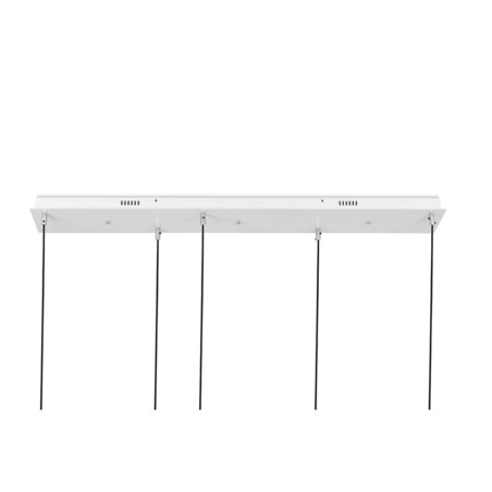 Designerska lampa wisząca Capri LED 70W 3000K przezroczysta złota