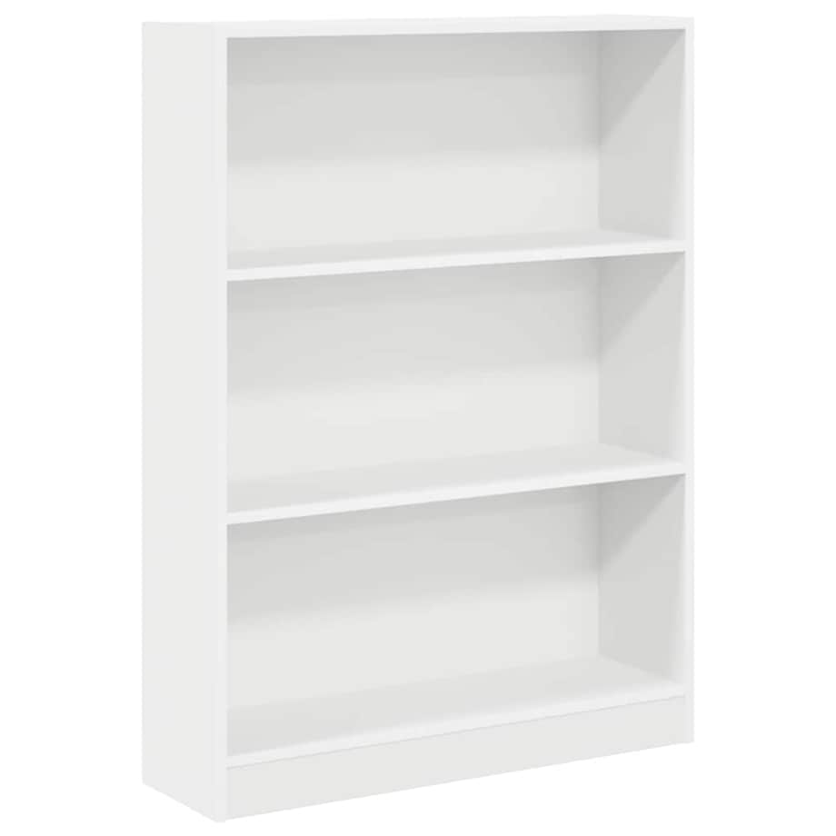 vidaXL Regał, biały, 80x24x109 cm, materiał drewnopochodny