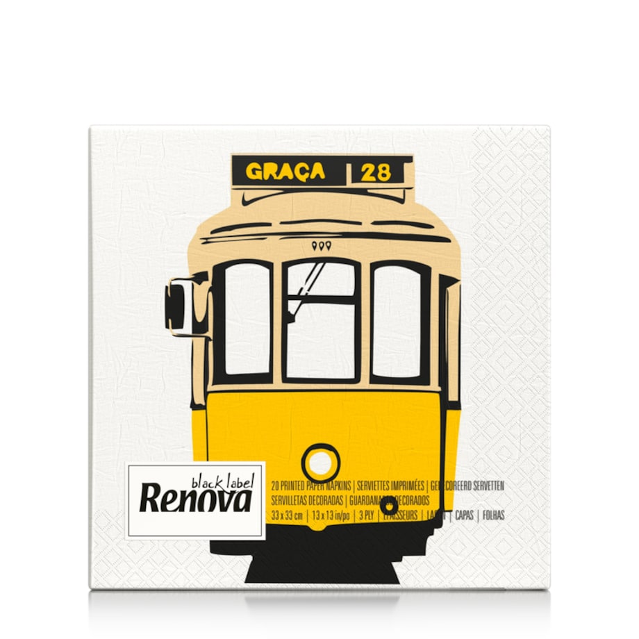 Serwetki stołowe Renova Tramwaj 20 szt