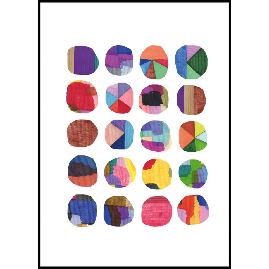 Poster Story, Plakat, Obraz - Karuzela Pryzmatyczna, wymiary 30 x 42 cm