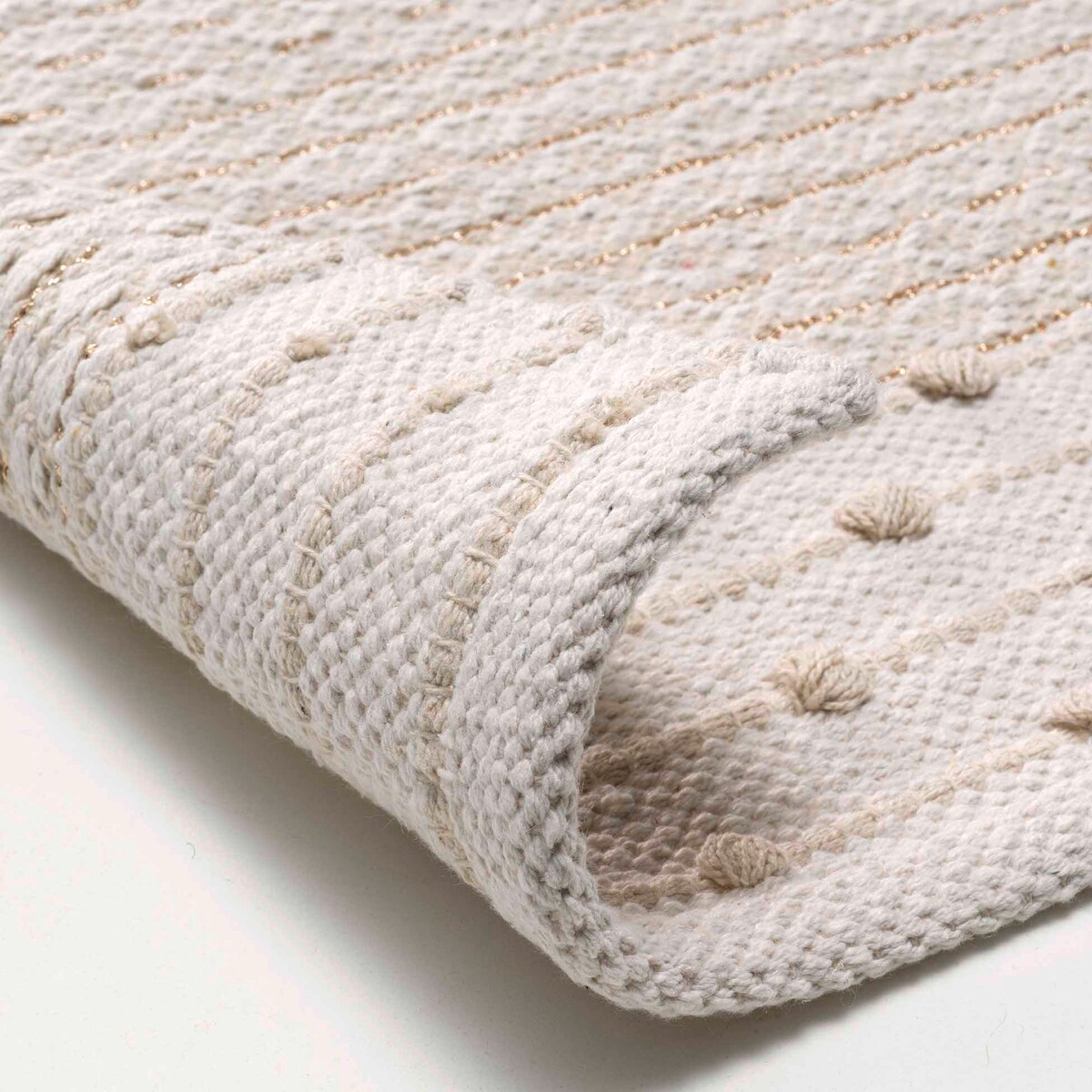 Dywanik boho beżowy ARTEMIS, 60 x 90 cm