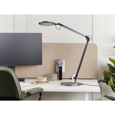 Lampa biurkowa LED metalowa czarna ERIDANUS