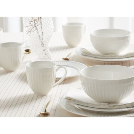 Zastawa stołowa 16-częściowa COWSLIP Porcelana Biały