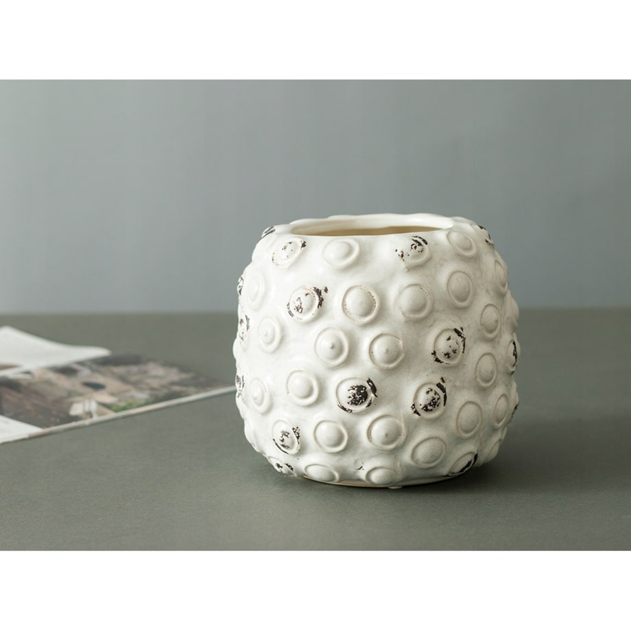 DONICA TILES ceramiczna biała śr. 13cm