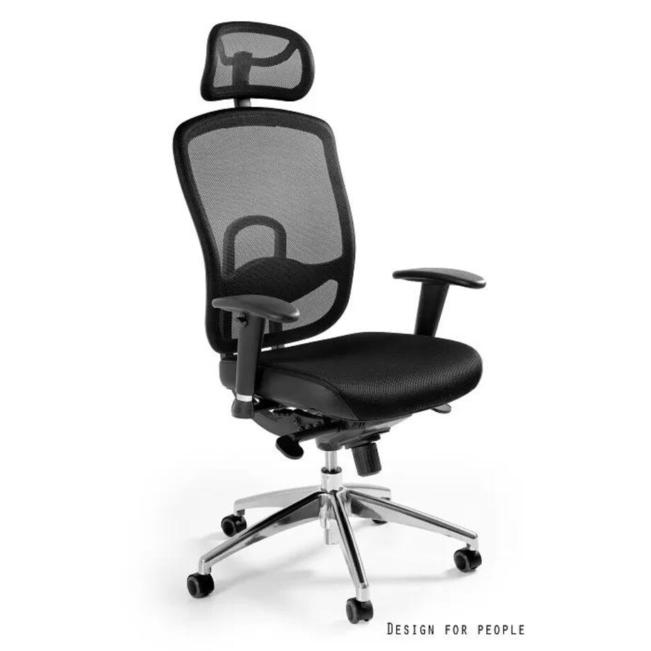 Fotel biurowy VIP czarny