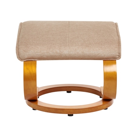 Fotel z masażem HERO Z podnóżkiem Beżowy