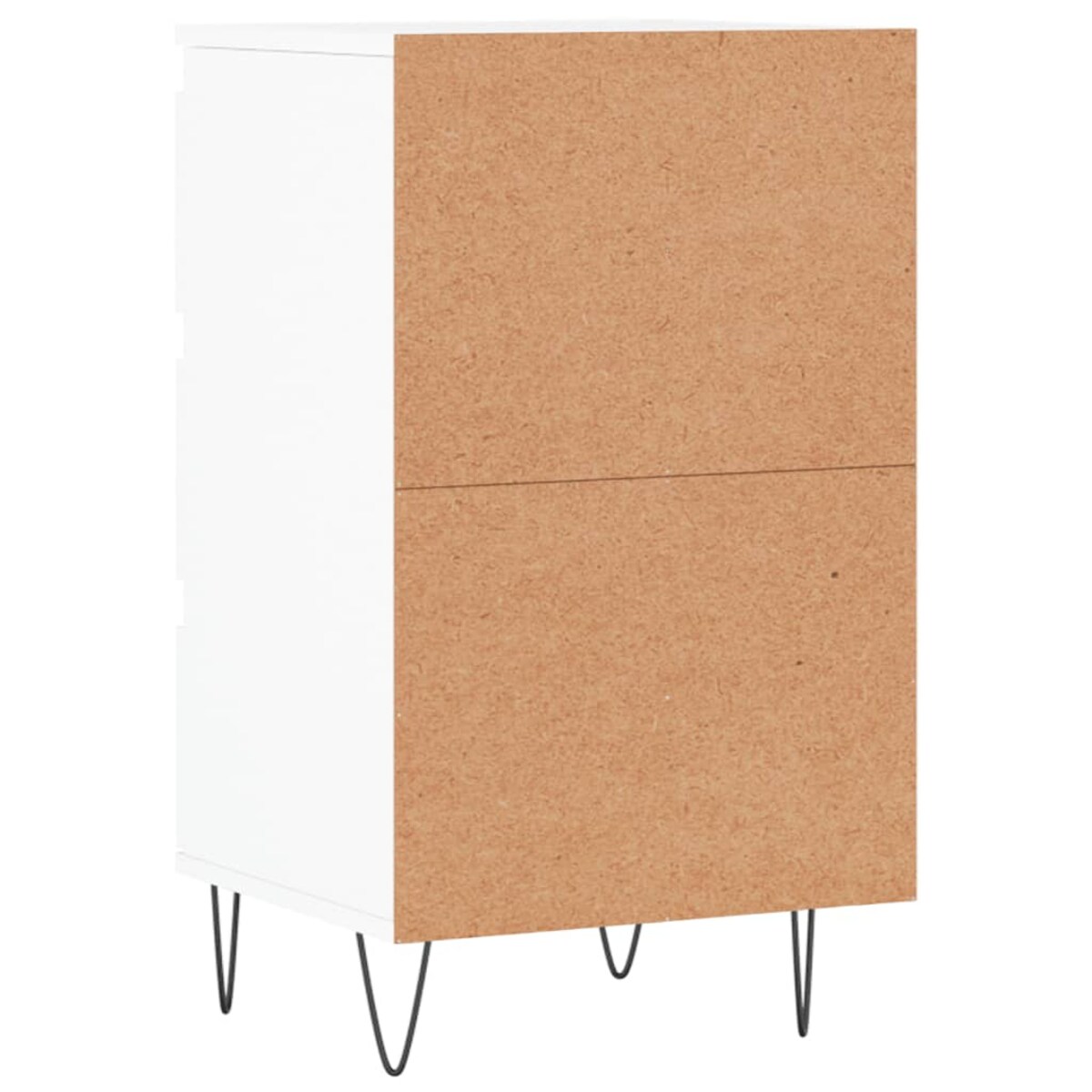 vidaXL Komoda, biała, 40x35x70 cm, materiał drewnopochodny