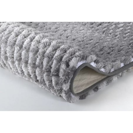 Kleine Wolke Cory Dywanik łazienkowy szary 70x120 cm
