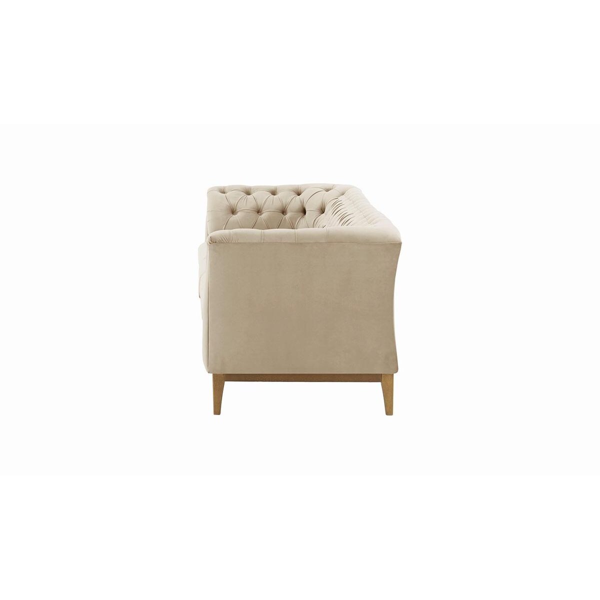 Sofa trzyosobowa Chesterfield Modern Wood-Velluto 2