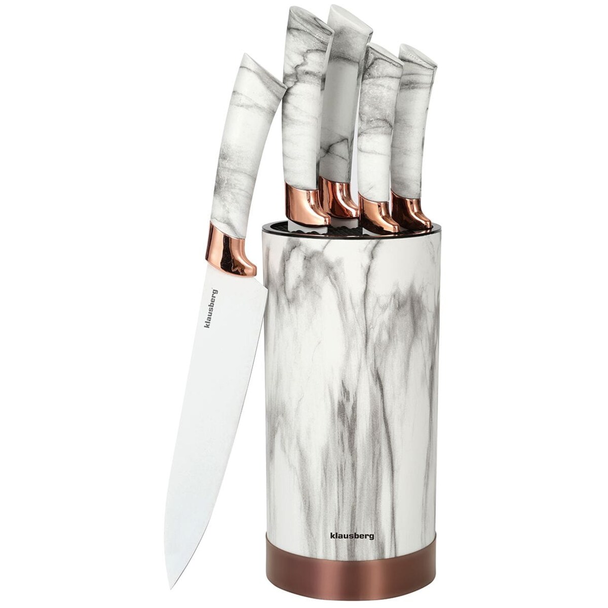 Zestaw noży kuchennych w bloku 5 elementów KLAUSBERG