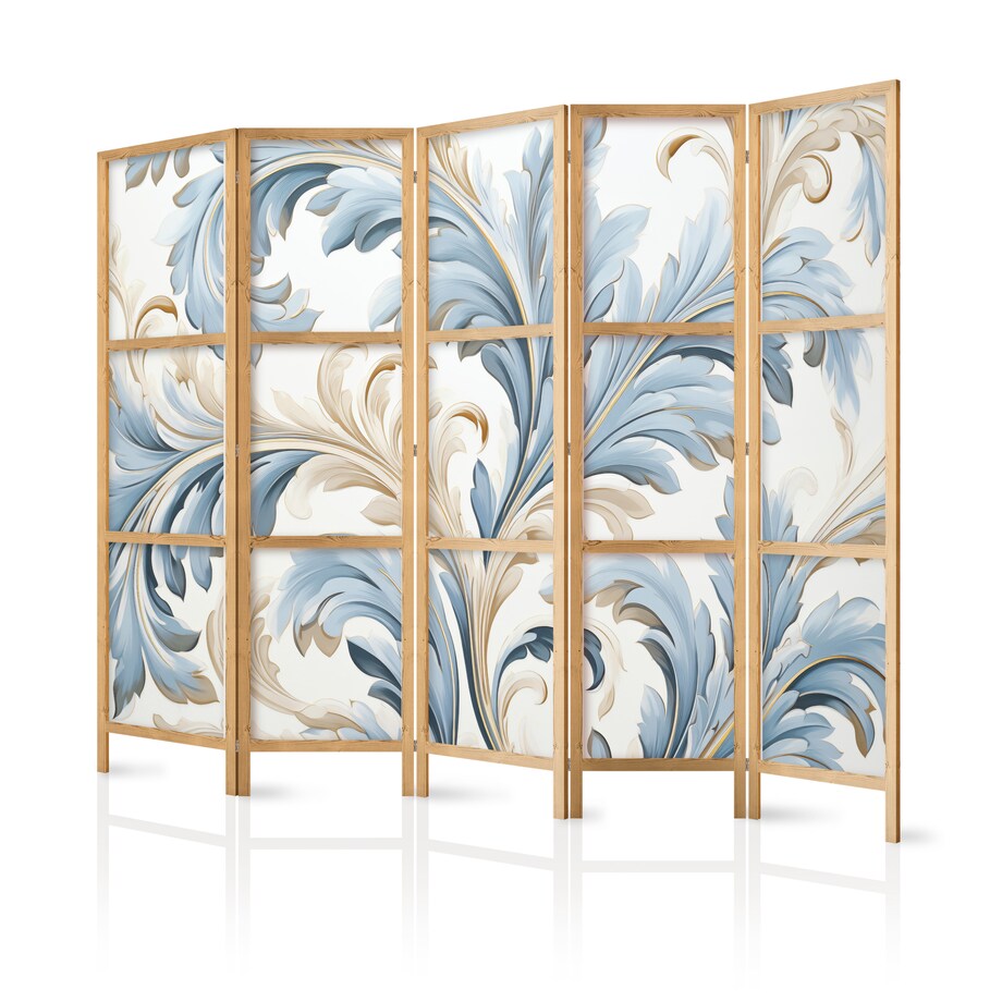 Parawan Japoński 5-panelowy Barokowe Ornamenty 225x172cm